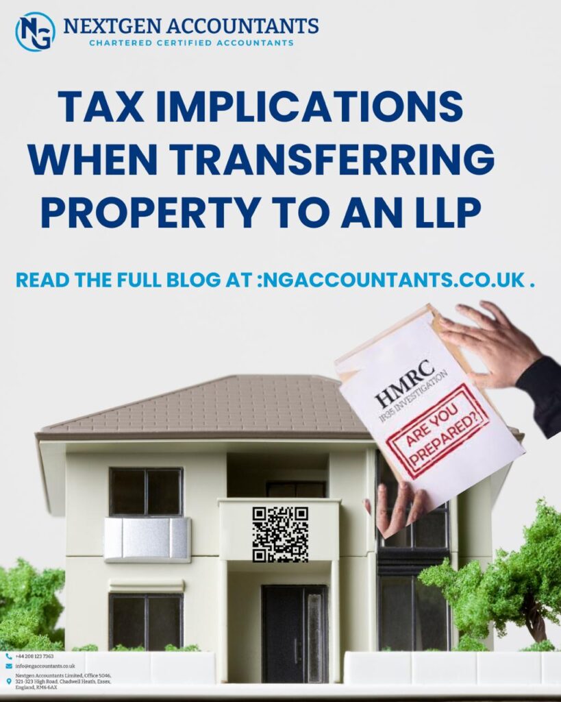Tax Implications When Transferring Property to an LLP