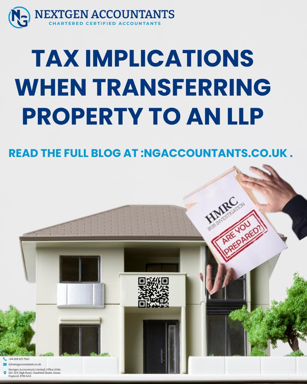 Tax Implications When Transferring Property to an LLP