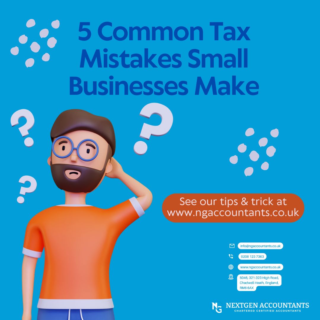 5 Common Tax Mistakes Small Businesses Make (And How to Avoid Them)