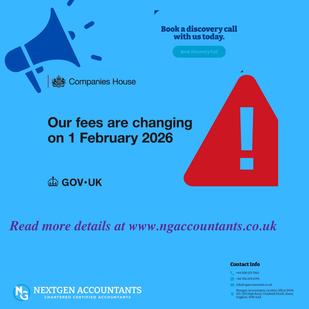 Companies House Fees Are Changing from 1 February 2026 – What You Need to Know
